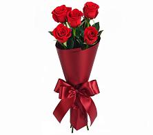 Букет 5 Красных роз Эдлесс Лав в Плесе