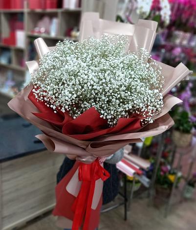Букет цветов из: Гипсофила в Плесе