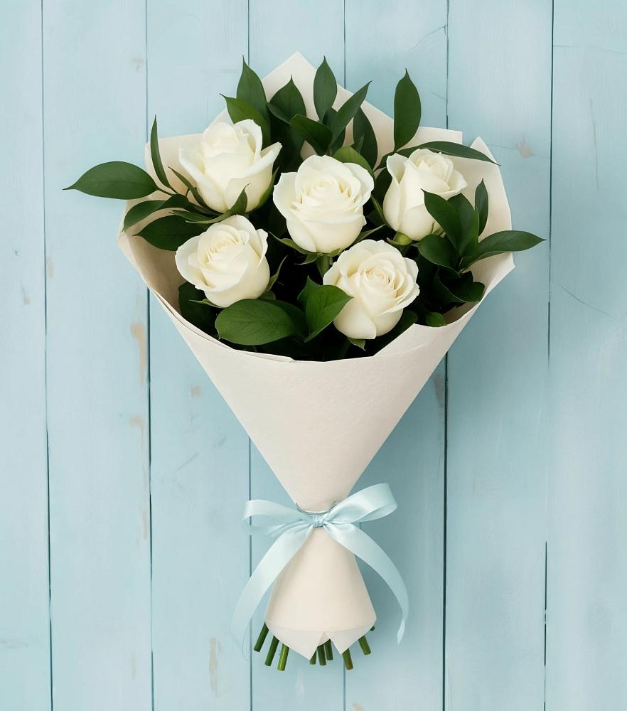 Букет цветов из: Розы в Плесе