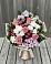 Букет цветов из: Альстромерии, Гвоздики, Розы и Хризантемы в Плесе