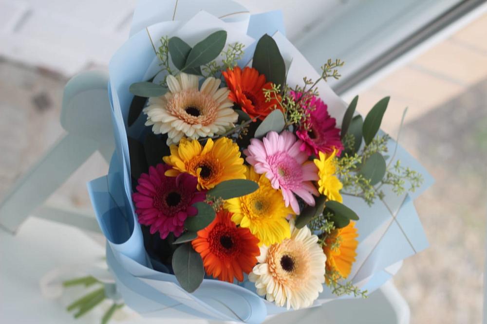 Букет цветов из: Герберы в Плесе