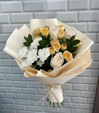 Букет цветов из:  Розы и Хризантемы в Плесе
