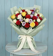 Букет цветов из:  Розы в Плесе