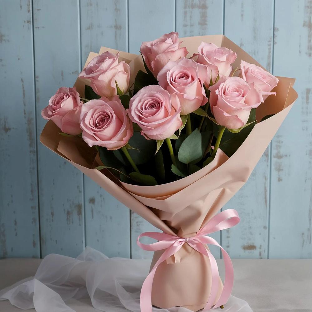 Букет цветов из: Розы в Плесе