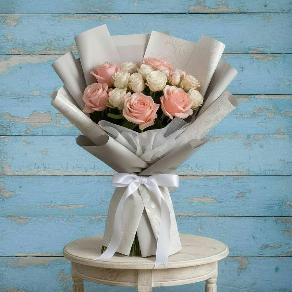 Букет цветов из: Розы в Плесе