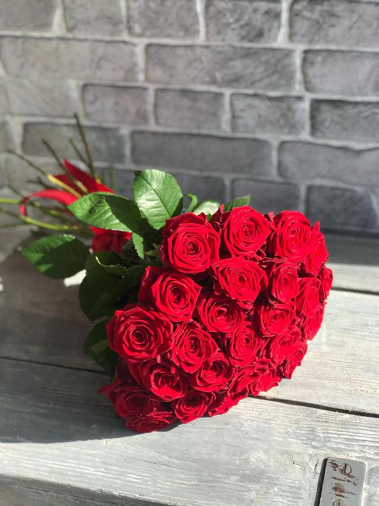Букет Красные розы Фридом в Плесе