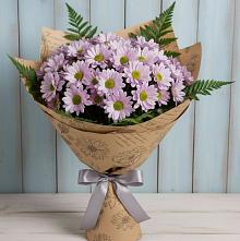 Букет цветов из:  Хризантемы #REPLACE_PRED# Плесе