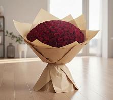Букет 101 Красная роза в Плесе