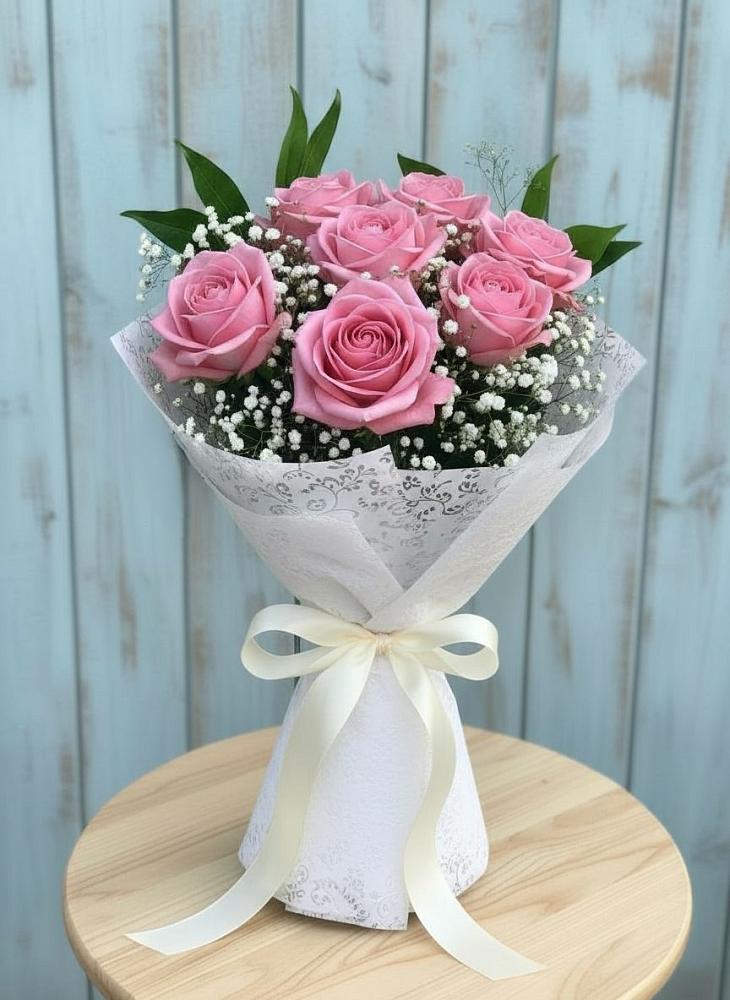 Букет цветов из: Розы в Плесе