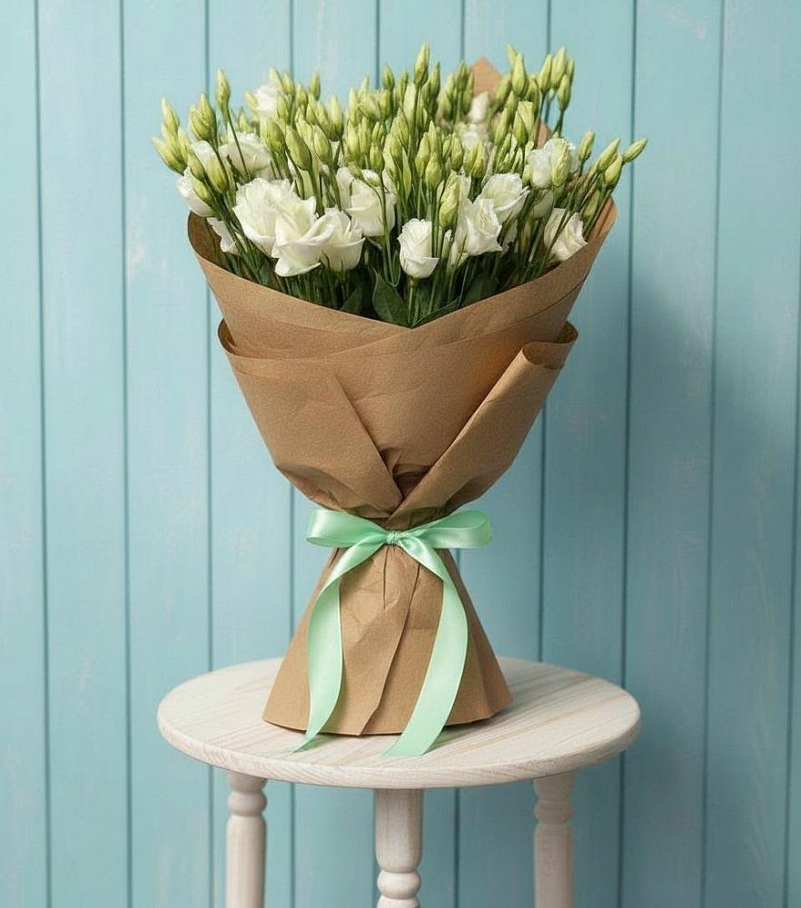 Букет цветов из: Лизиантусы в Плесе