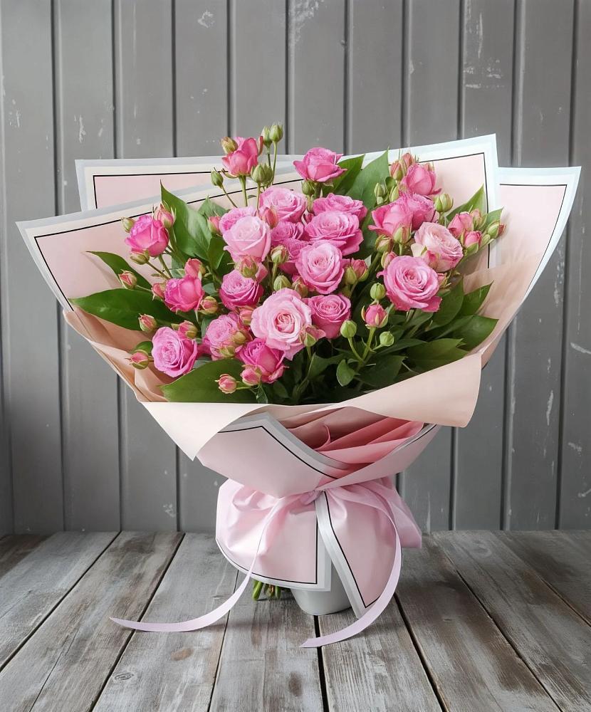 Букет Розовый кустик в Плесе