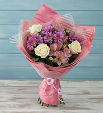 Букет цветов из:  Герберы в Плесе