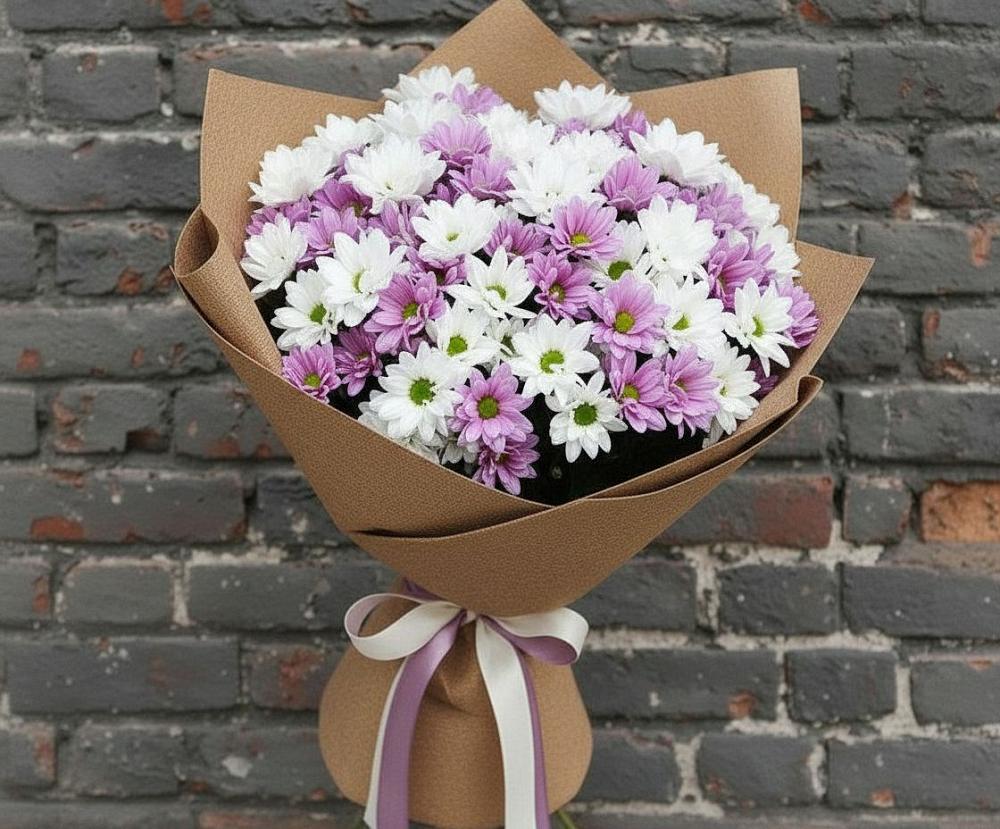 Букет цветов из: Хризантемы в Плесе