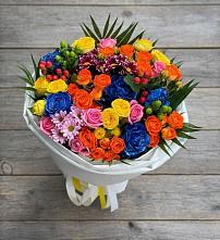 Букет цветов из:  Розы и Хризантемы в Плесе