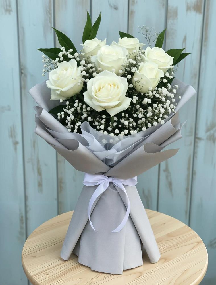 Букет цветов из: Розы в Плесе