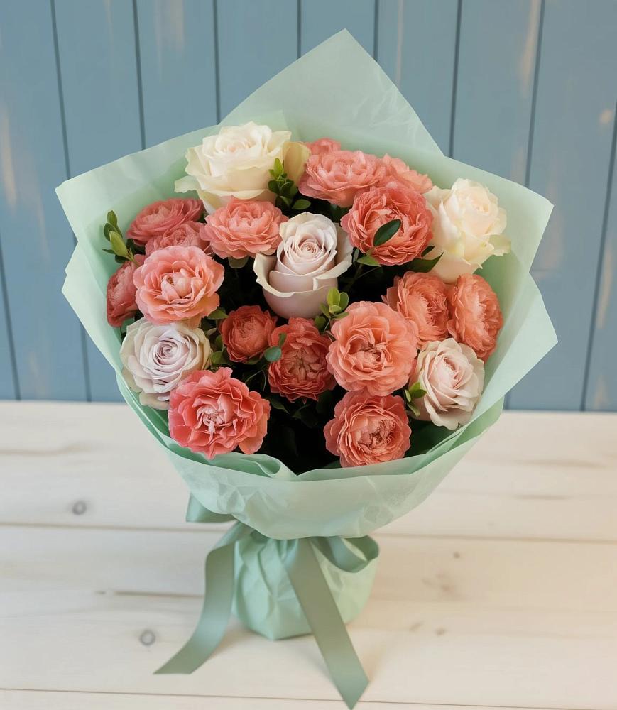 Букет цветов из: Розы в Плесе