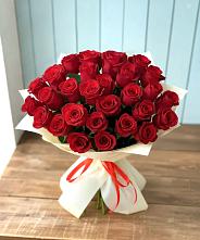 Букет 29 Красных роз в Плесе
