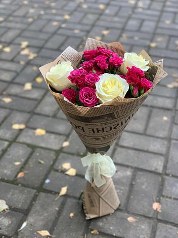 Букет цветов из: Розы в Плесе