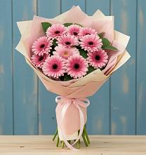 Букет цветов из:  Герберы в Плесе