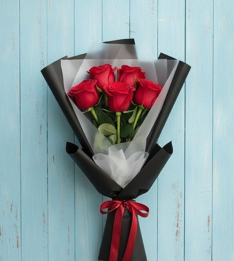 Букет цветов из: Розы в Плесе